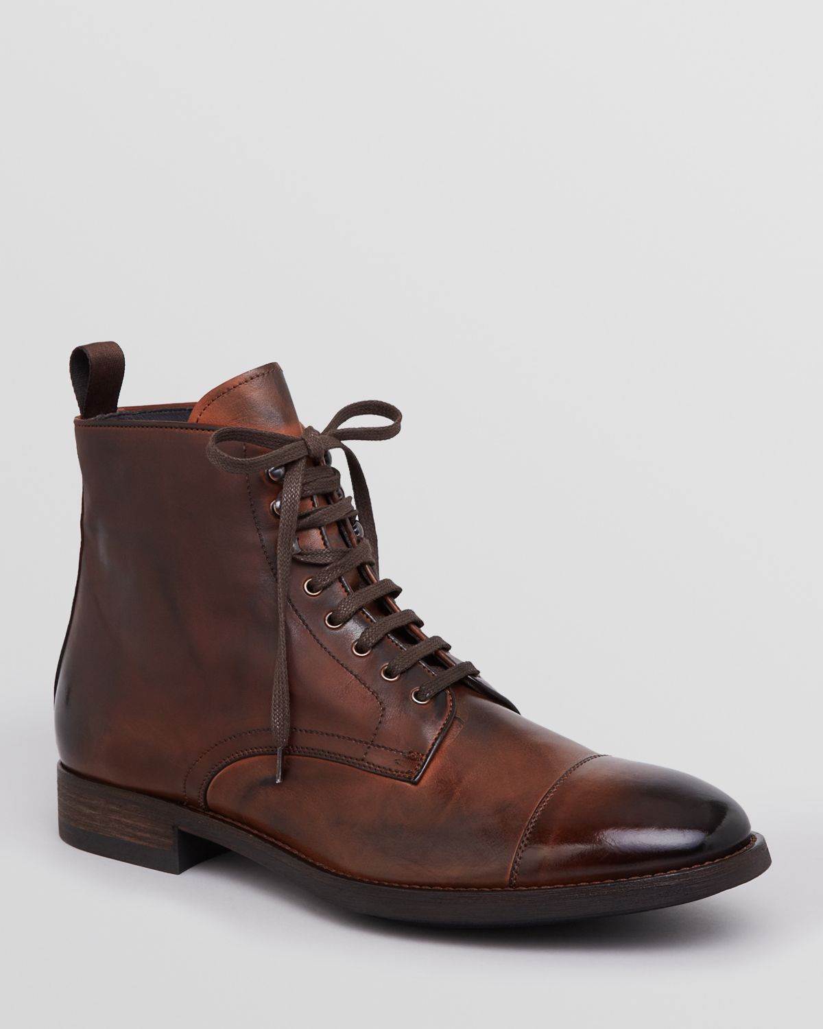 clearance prices sale online online here To Boot Stallworth Cap Toe Lace Up Boots in Cognac (Brown) for Men ... clearance prices sale online online here To Boot Stallworth Cap Toe Lace Up Boots in Cognac (Brown) for Men ...