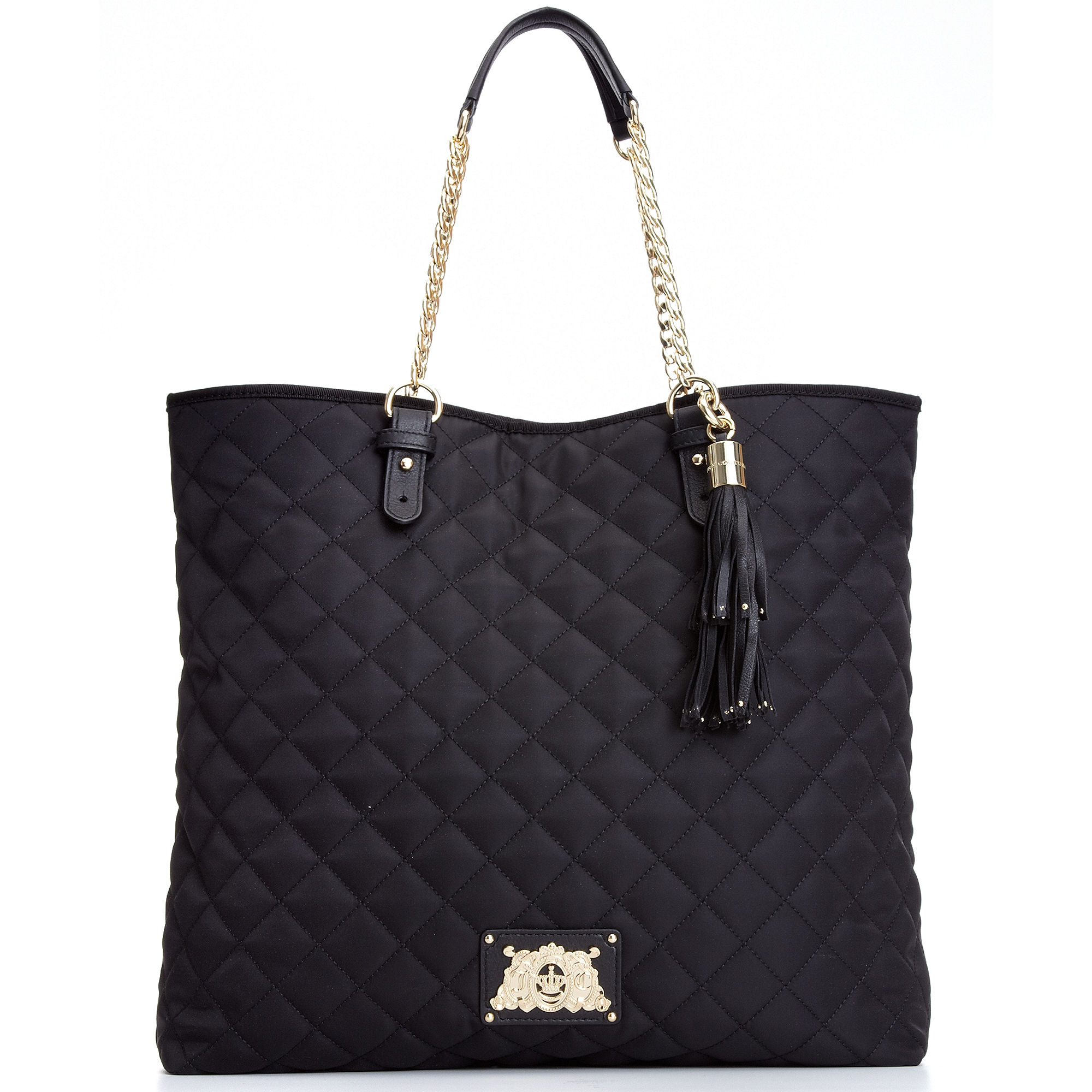 Juicy Couture Anja Nylon Tote in Black | Lyst
