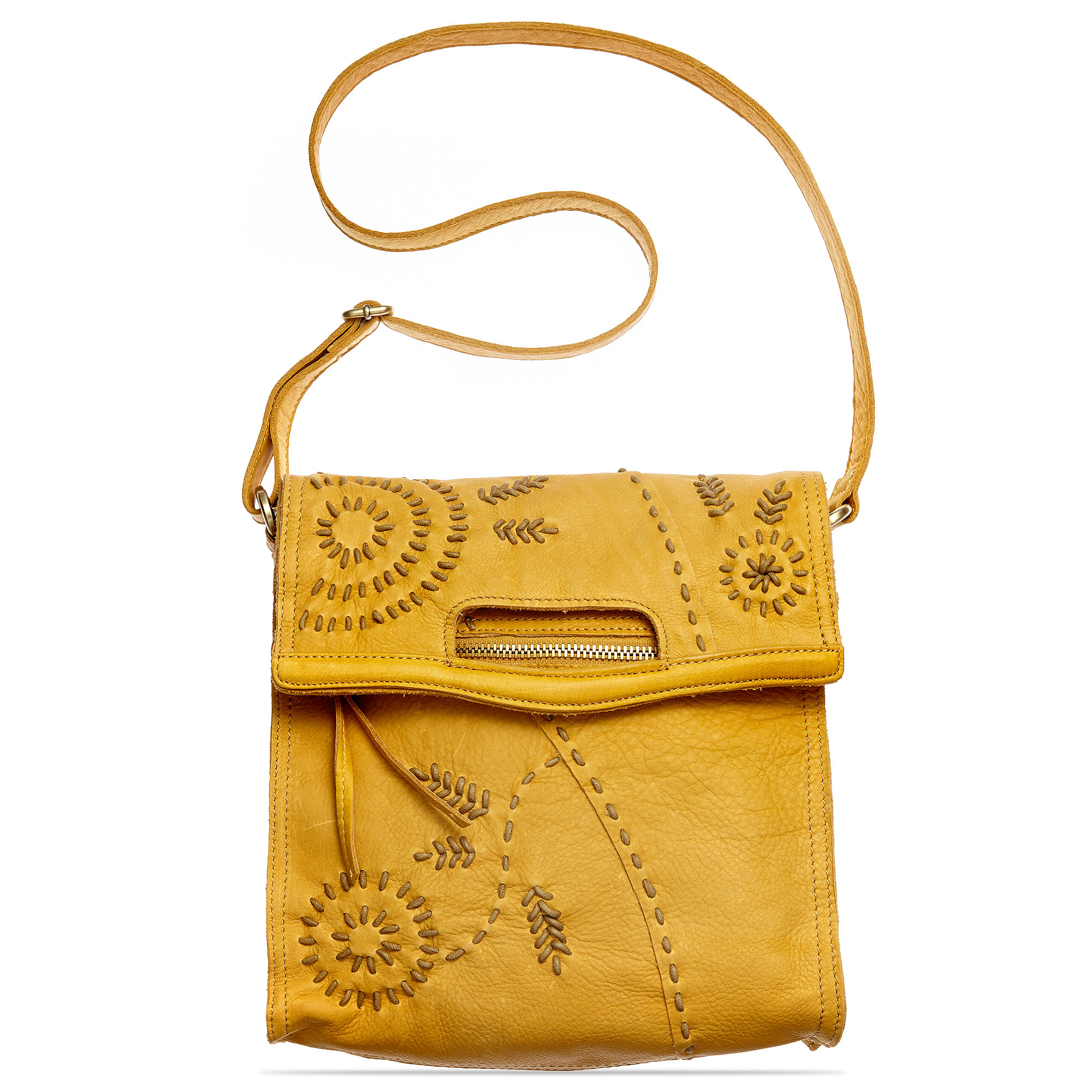 Lyst Lucky Brand Lucky Handbag Savannah Fold Over Tote in Yellow