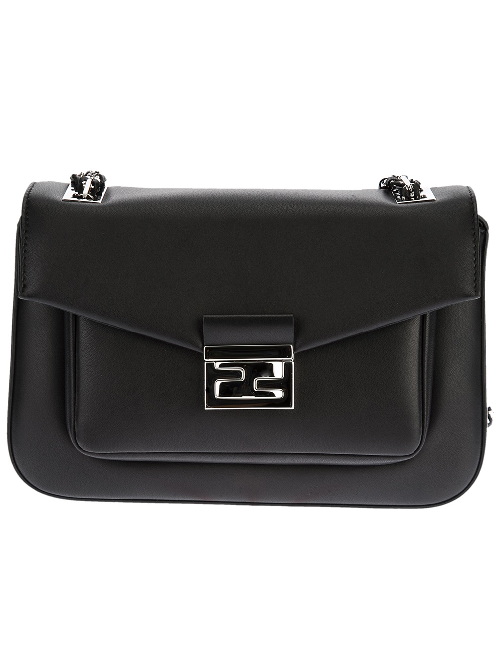 Fendi Chain Strap Shoulder Bag in Black Lyst