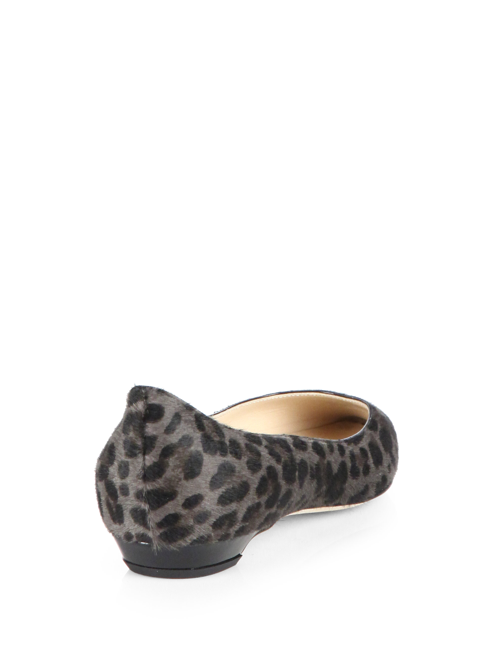 jimmy choo leopard print flats