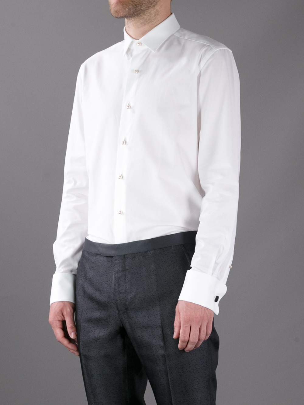 dragonaur 2Pcs Faux Pearl Fashion Cufflinks Shirt Sleeve Buttons Clothes Accessory Gift for Men Women Black 