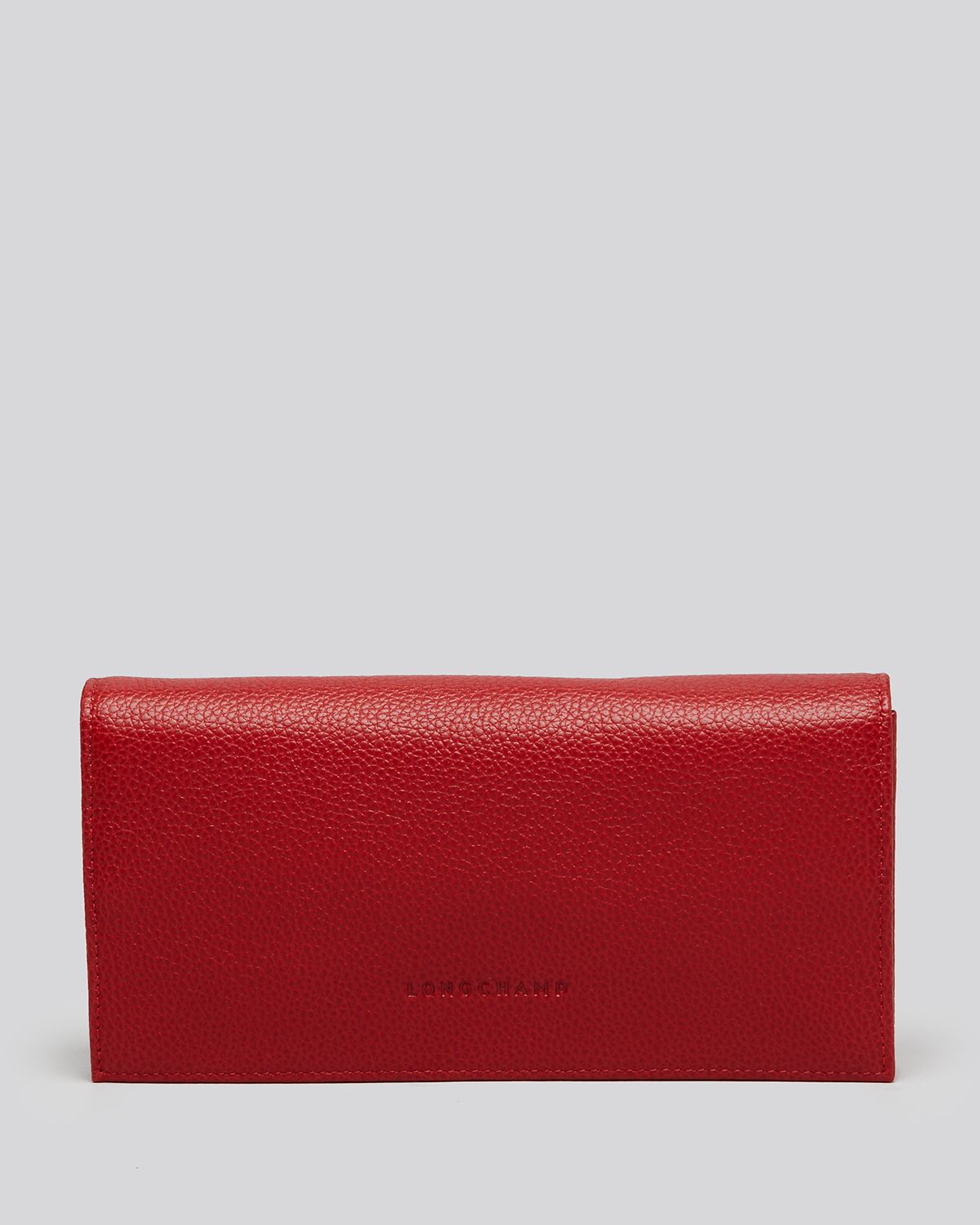 Longchamp Wallet Continental in Red - Lyst