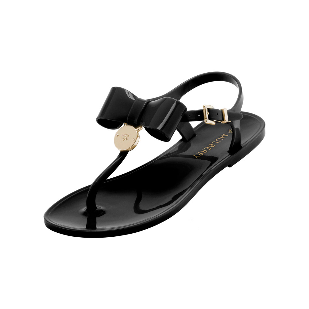 Shop Valentino Garavani Rockstud Bow Jelly Thong Sandals | Saks Fifth Avenue