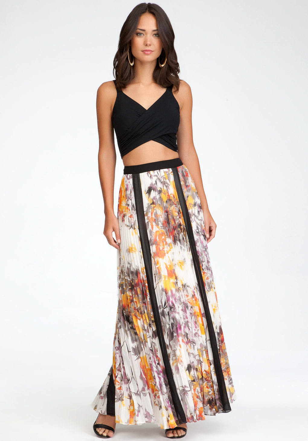 bebe maxi skirt
