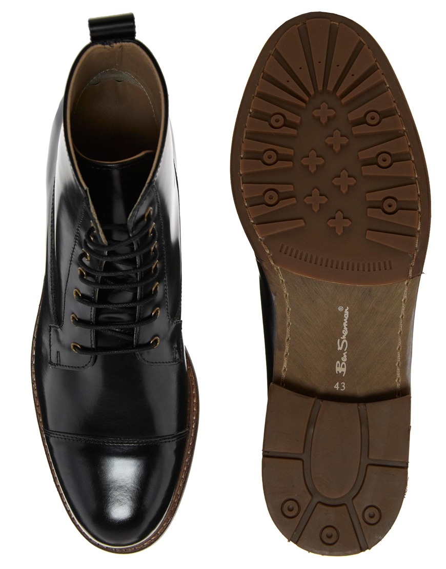 Lyst - Ben Sherman Deon Boots in Black for Men