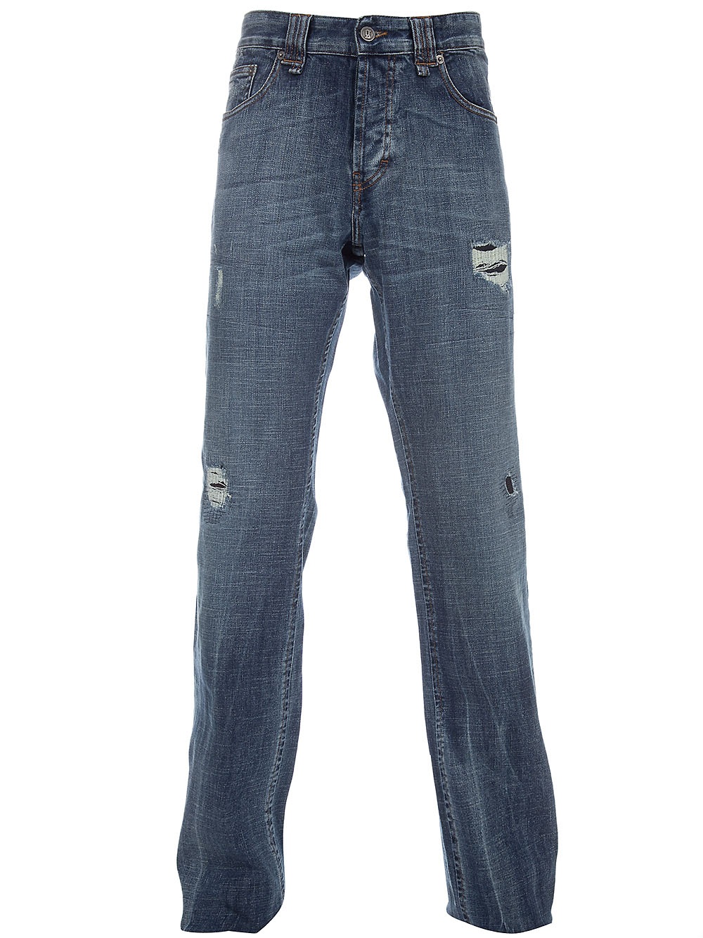 John Galliano Stone Wash Jeans in Blue for Men Lyst