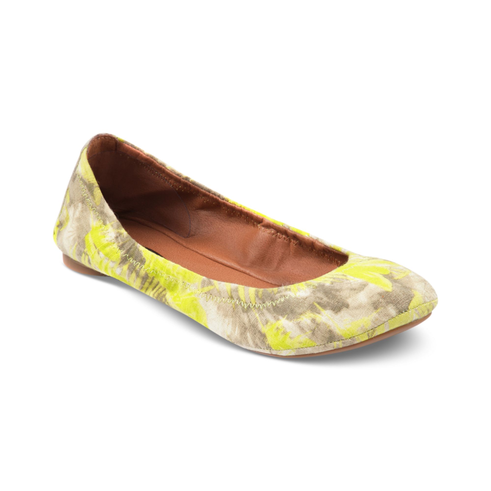 lucky brand yellow flats