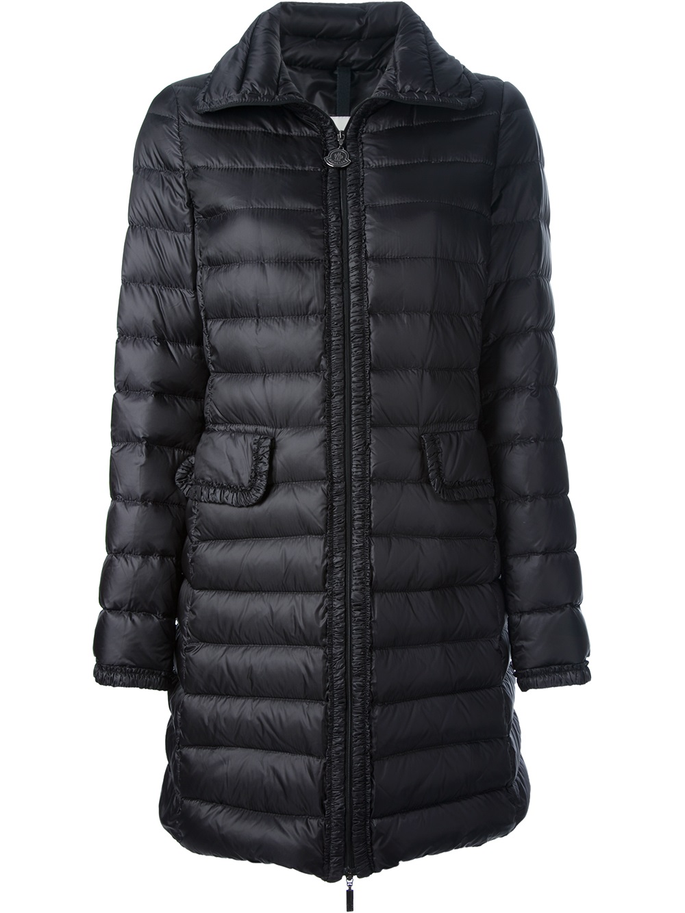 Lyst - Moncler Caped Padded Jacket in Black