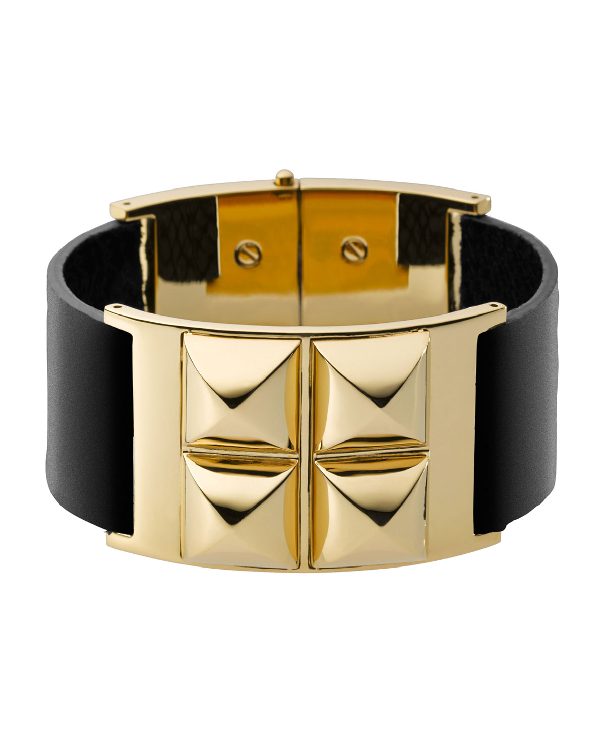 michael kors leather strap bracelet