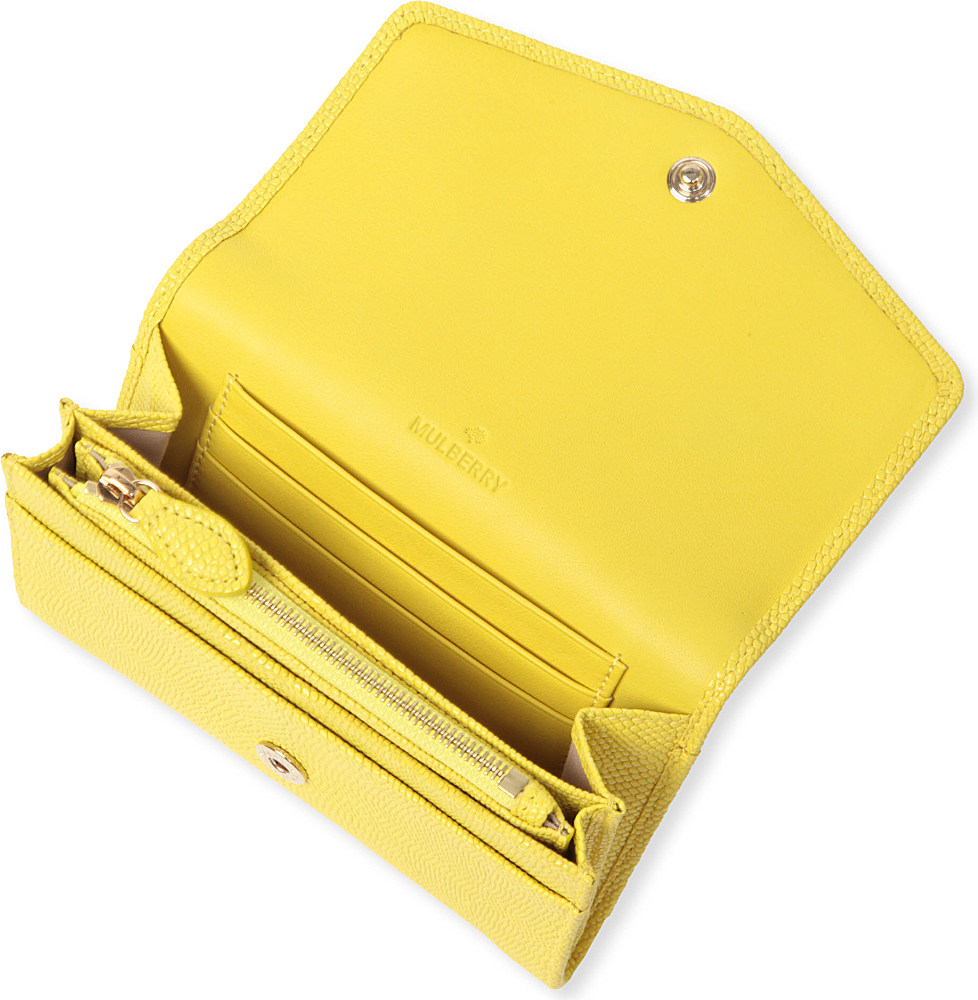 Yellow mulberry purse sales