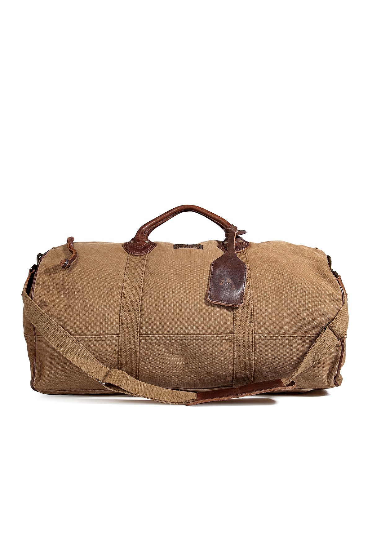 Leather And Canvas Duffel Bag | IUCN Water