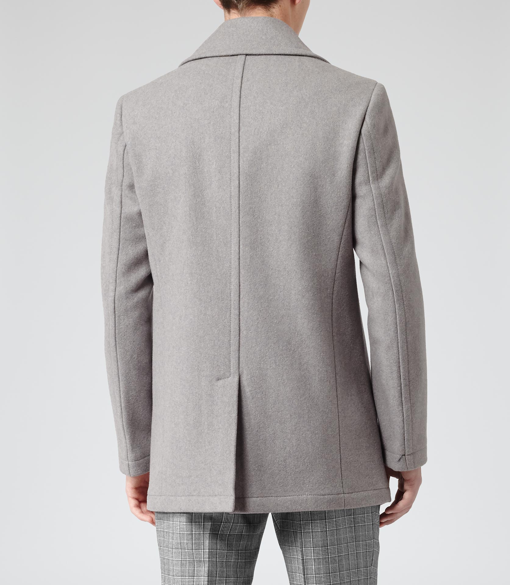 reiss grey wool coat