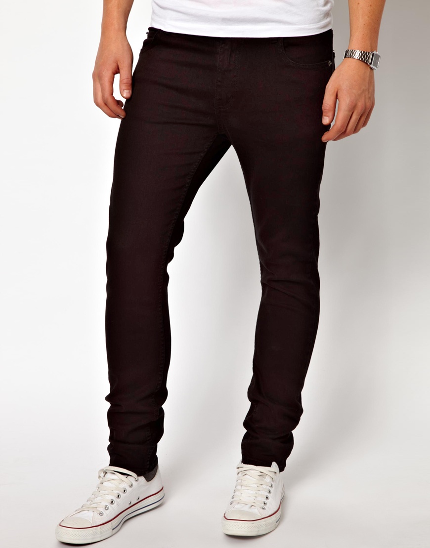 Cheap monday Jeans Tight Skinny Fit In New Black in Black for Men Lyst