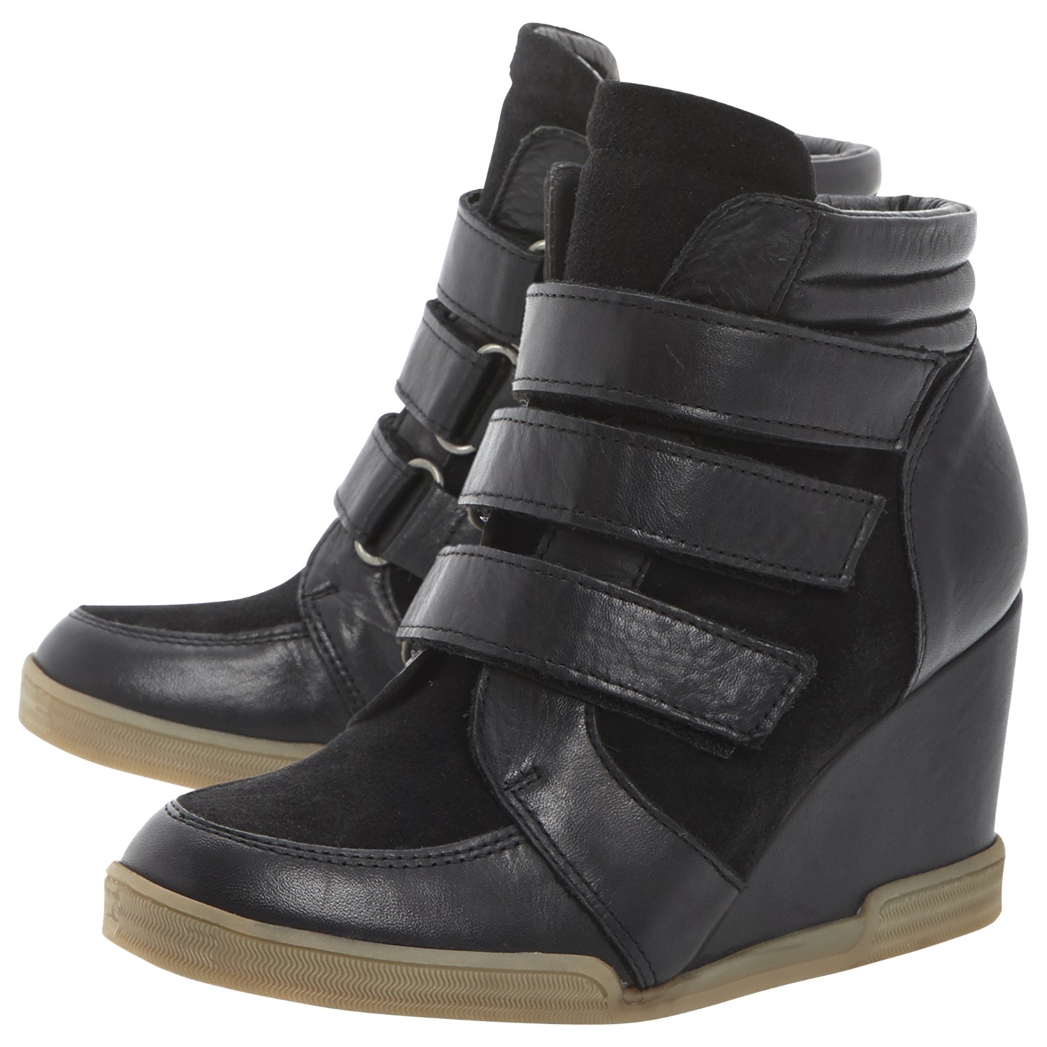 dune elouera wedge trainers