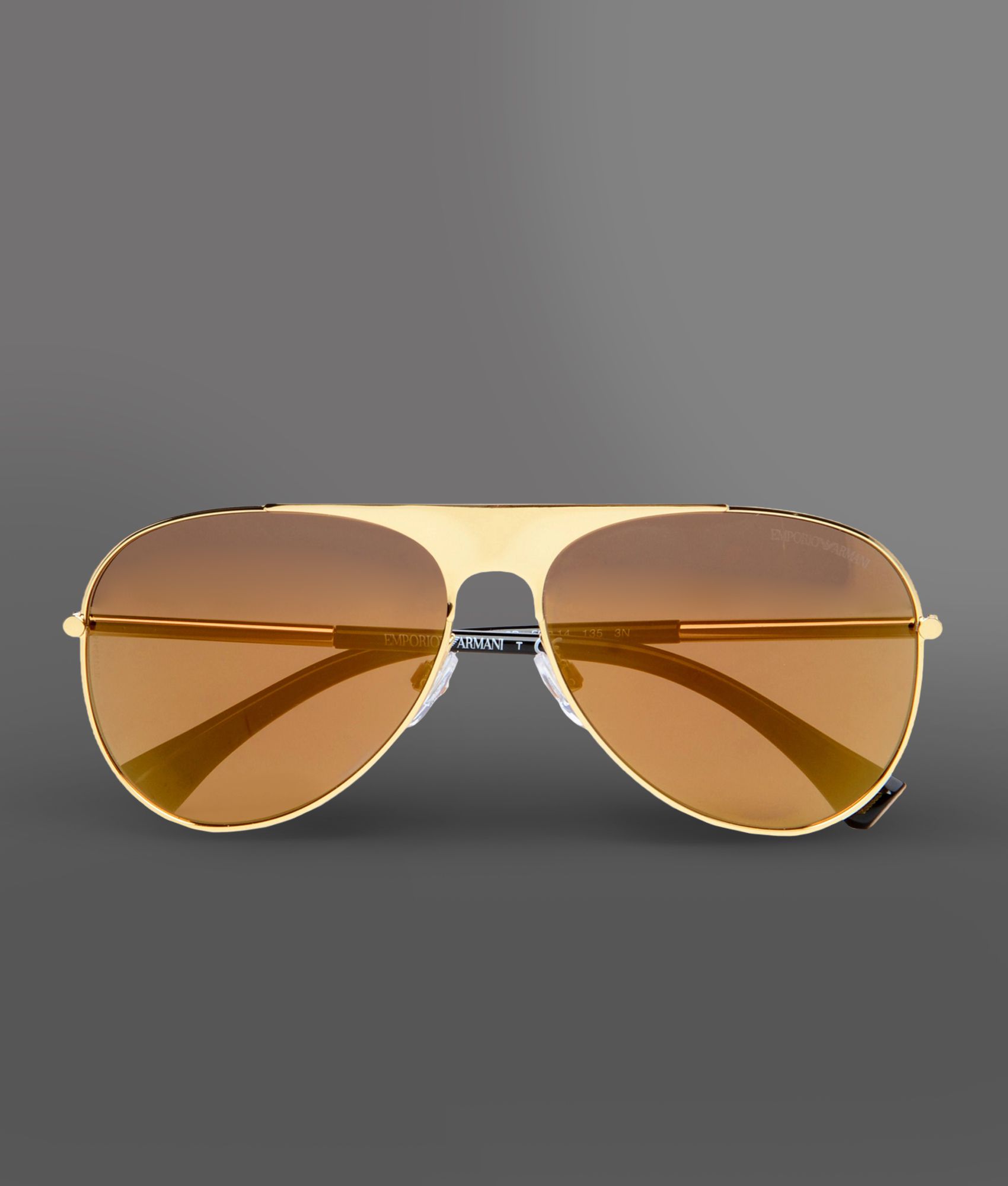 Emporio Armani Sunglasses in Gold (Metallic) - Lyst
