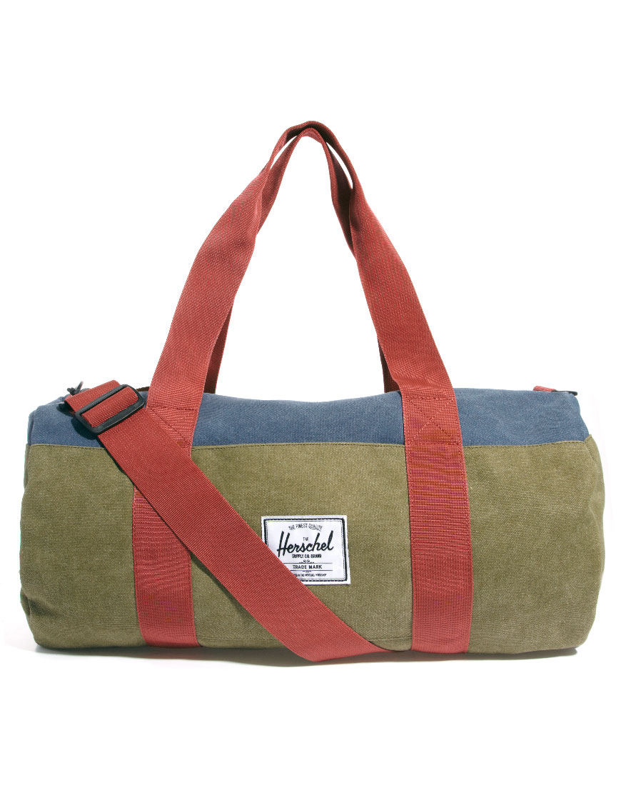 Herschel Supply Co. Sutton Mid Canvas Barrel Bag for Men Lyst