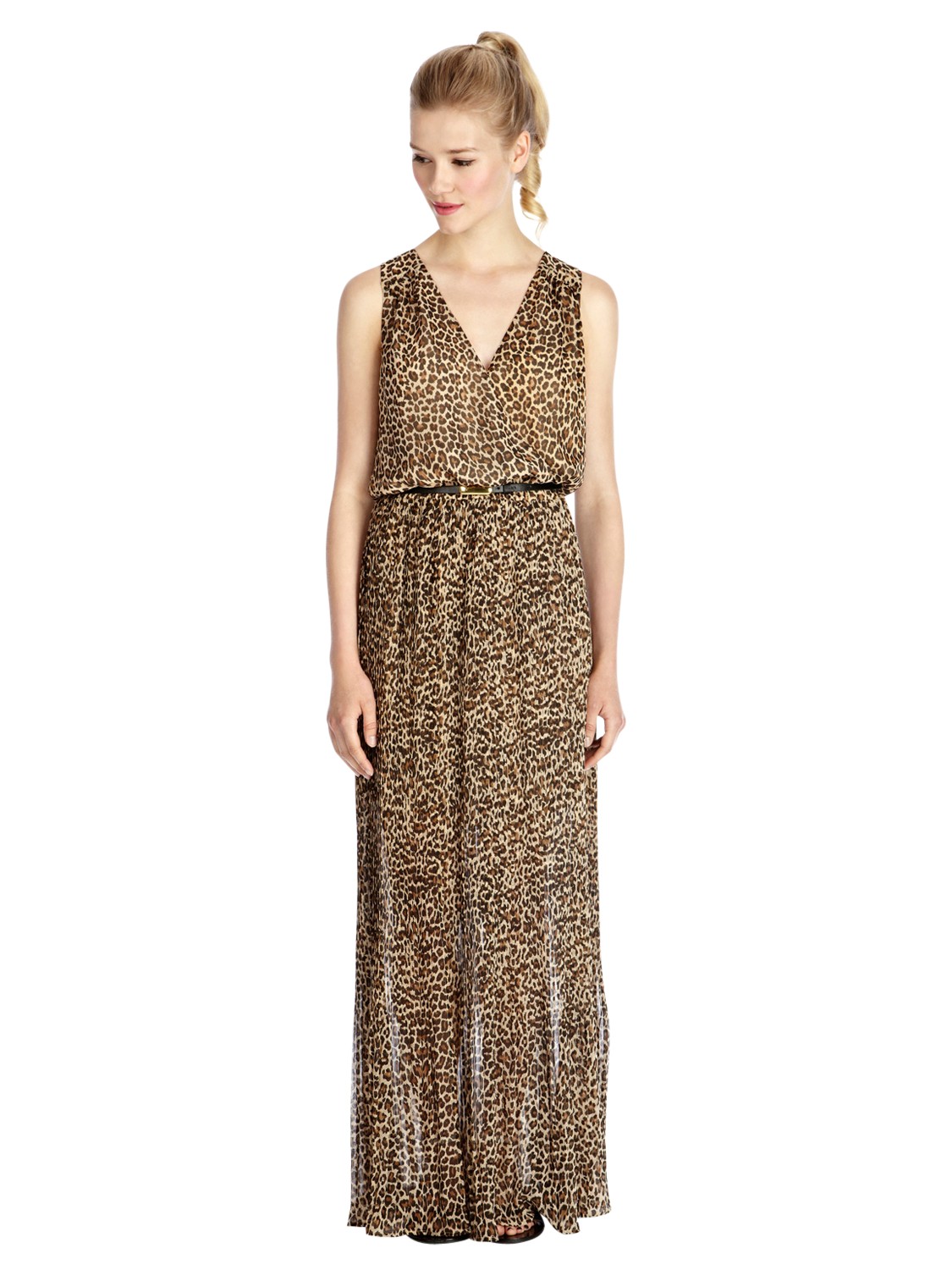 Oasis animal wrap dress hot sale