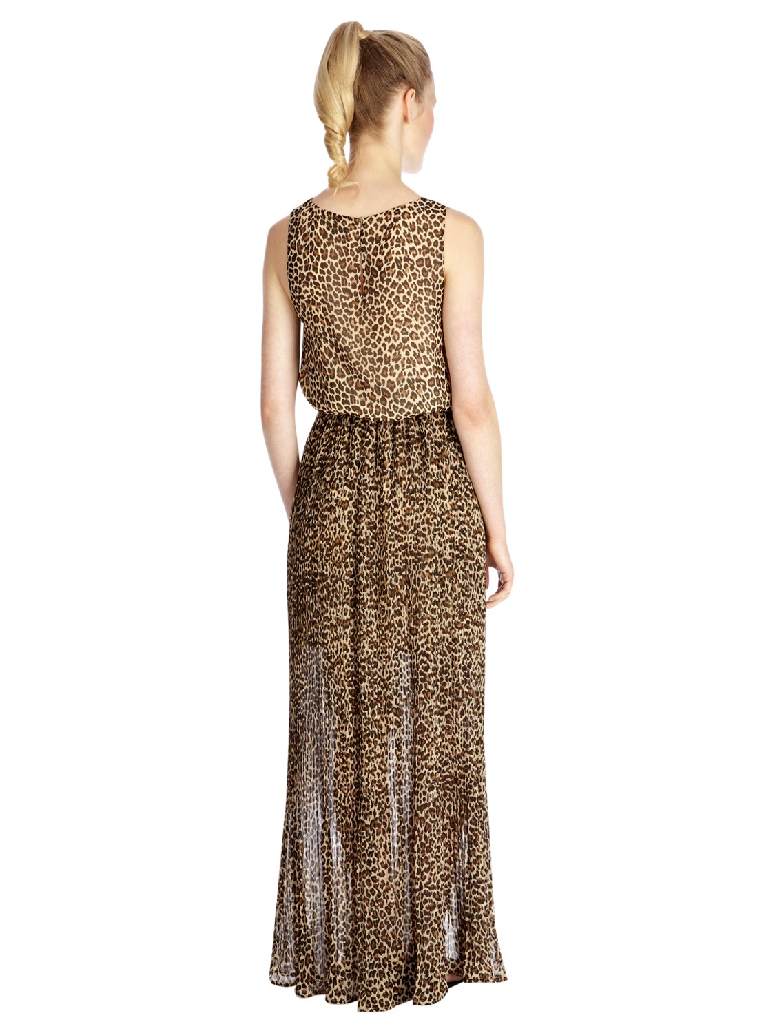 oasis animal print sundress
