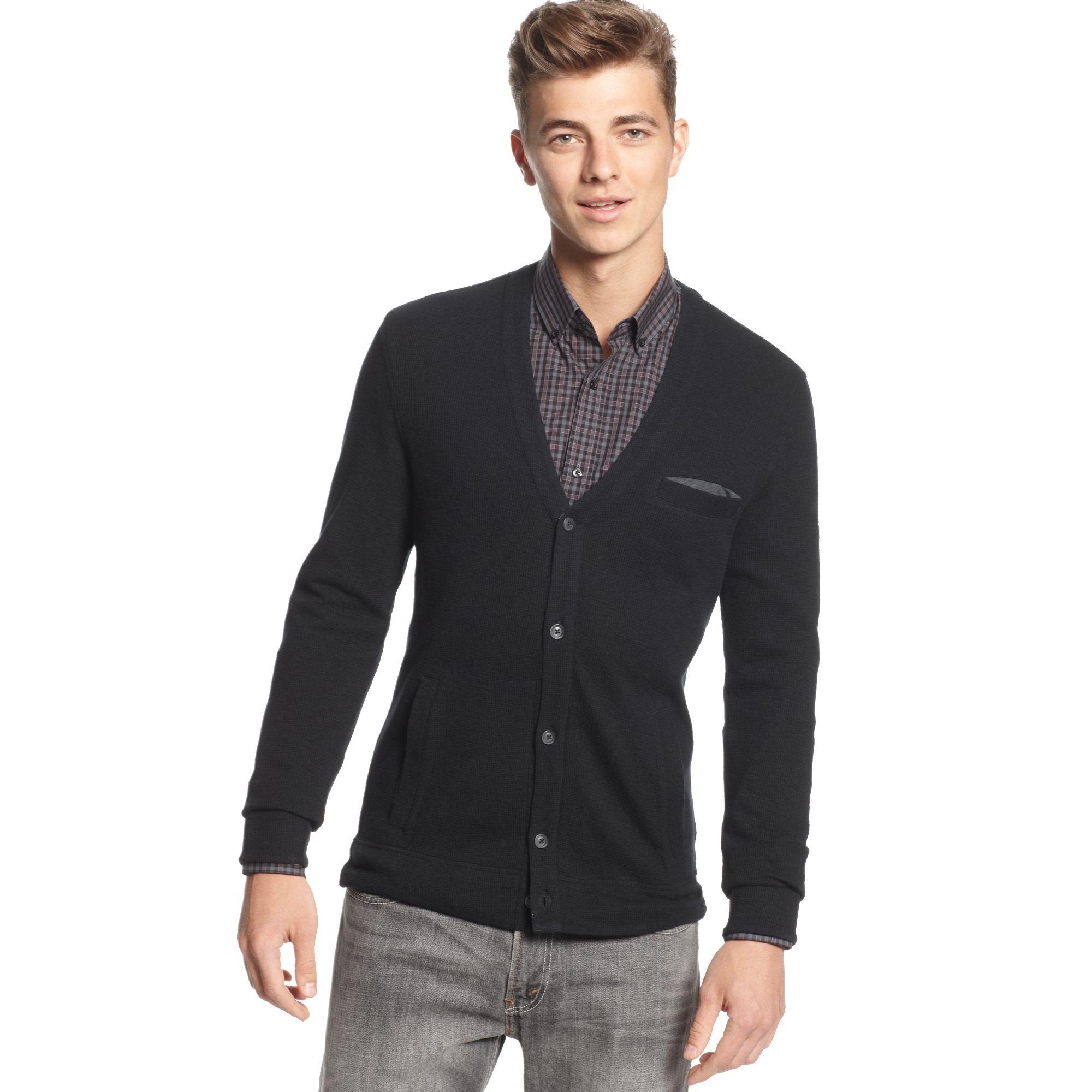 cardigan and shirt