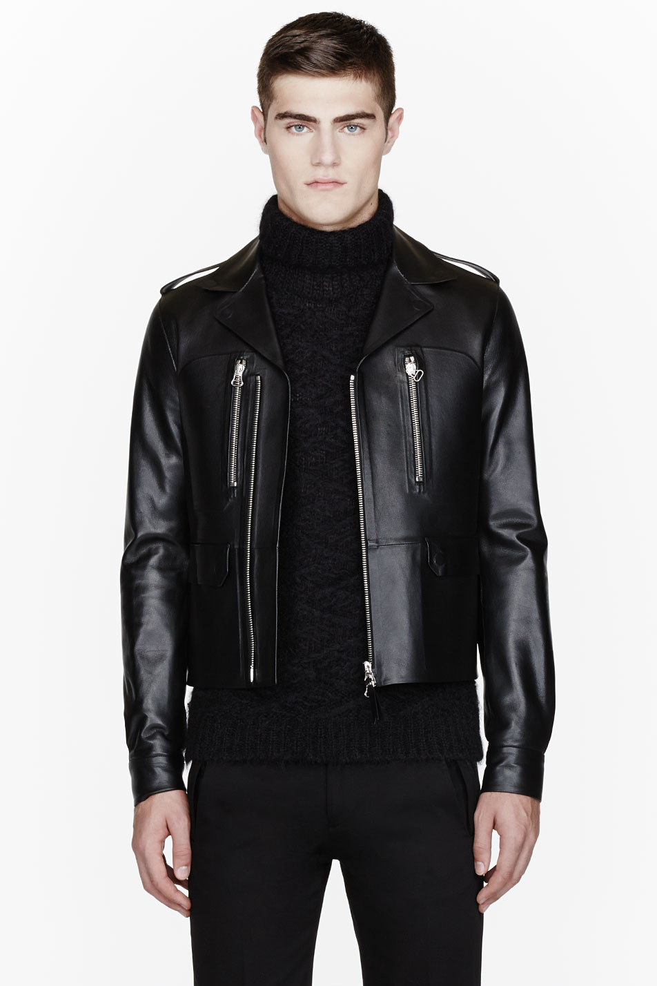 mens black lanvins