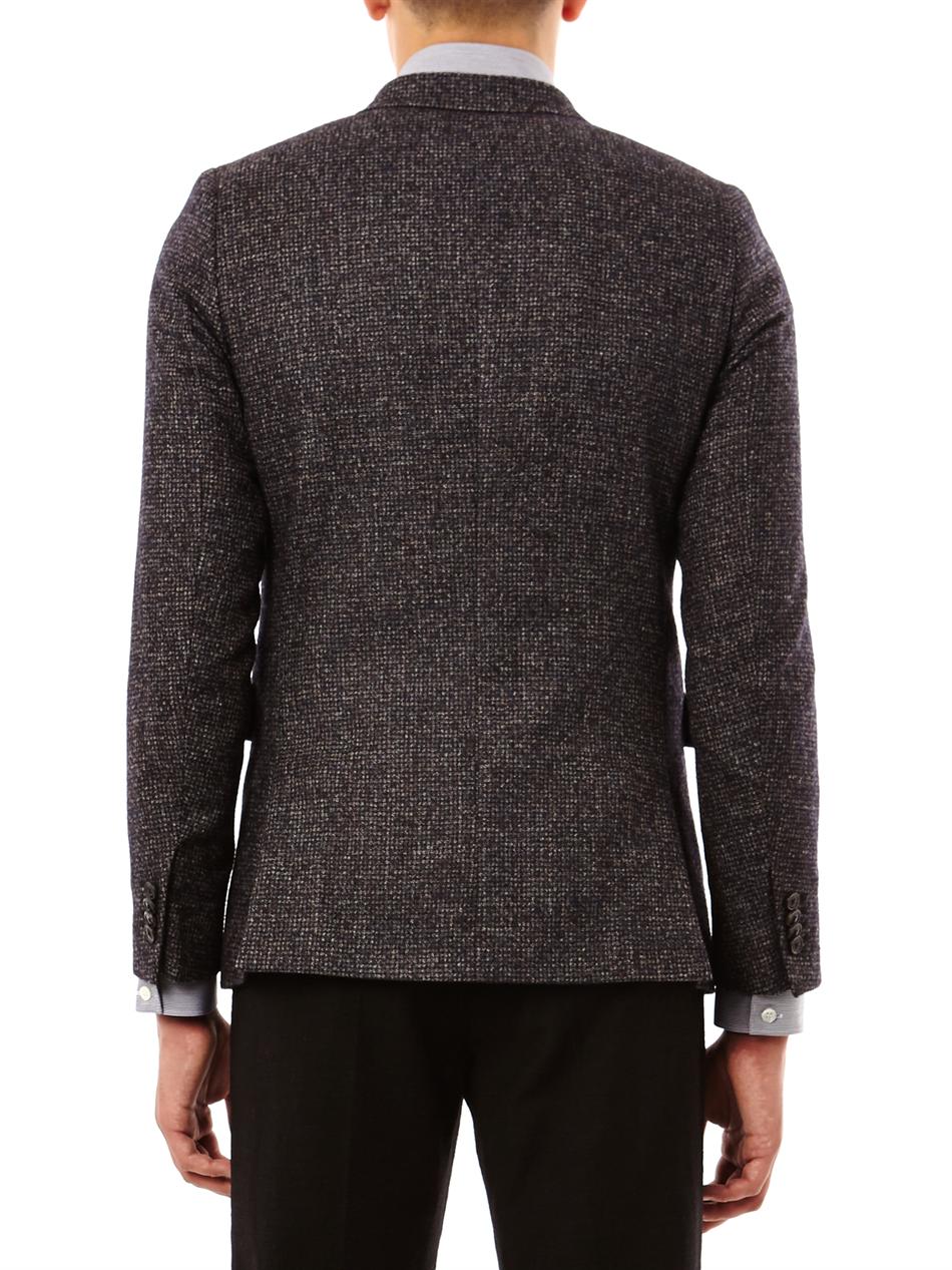 Paul Smith Micro Houndstooth Check Jacket in Grey (Gray) for Men - Lyst
