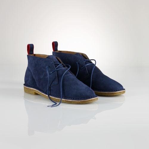 polo blue suede shoes