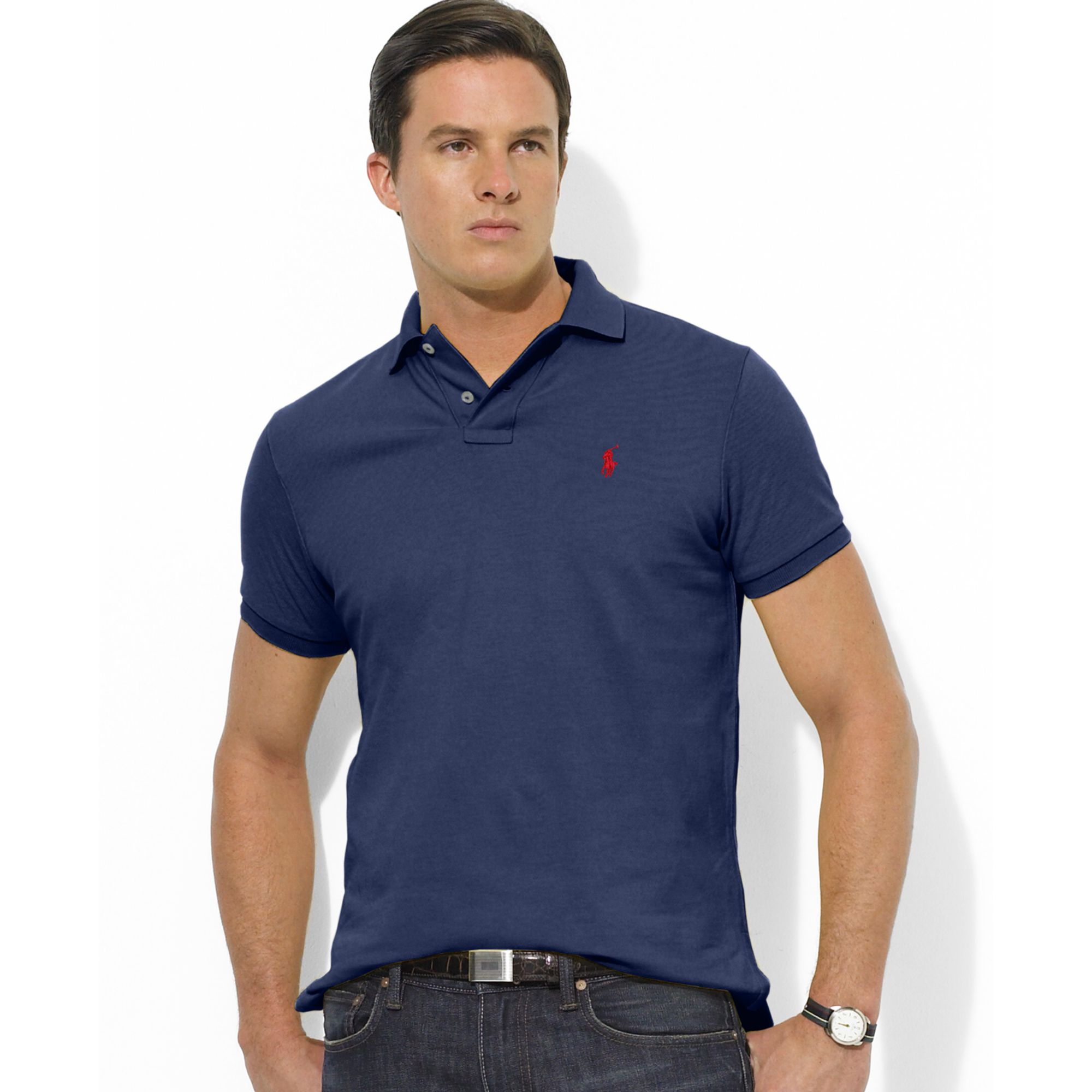 ralph lauren interlock polo