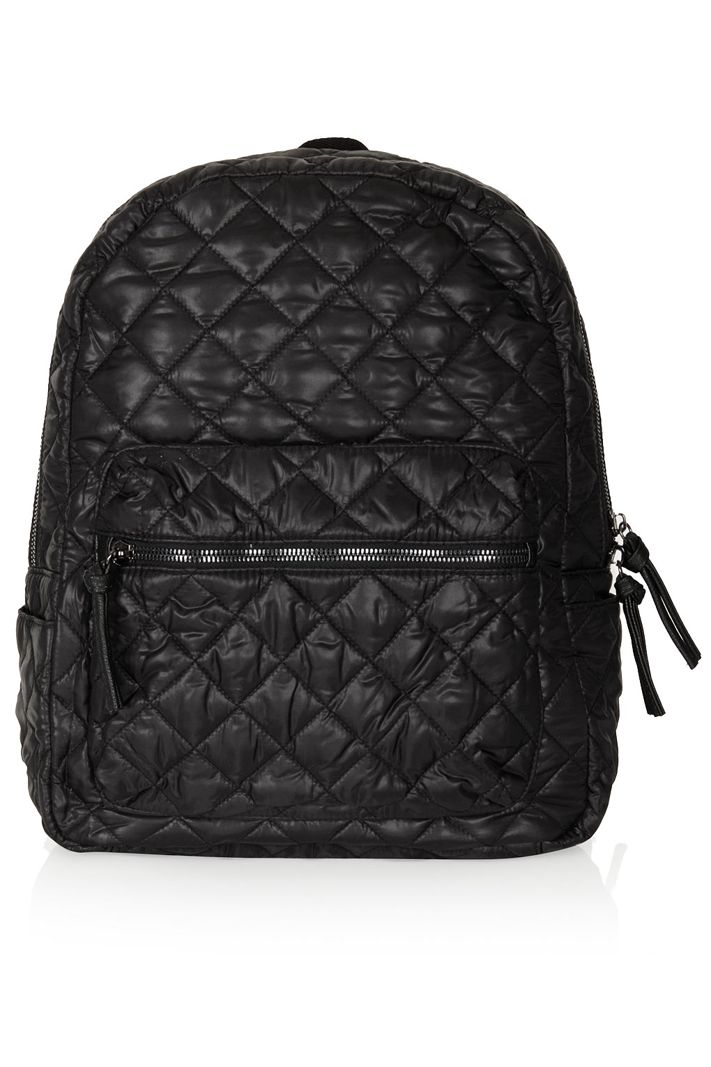 black quilted rucksack