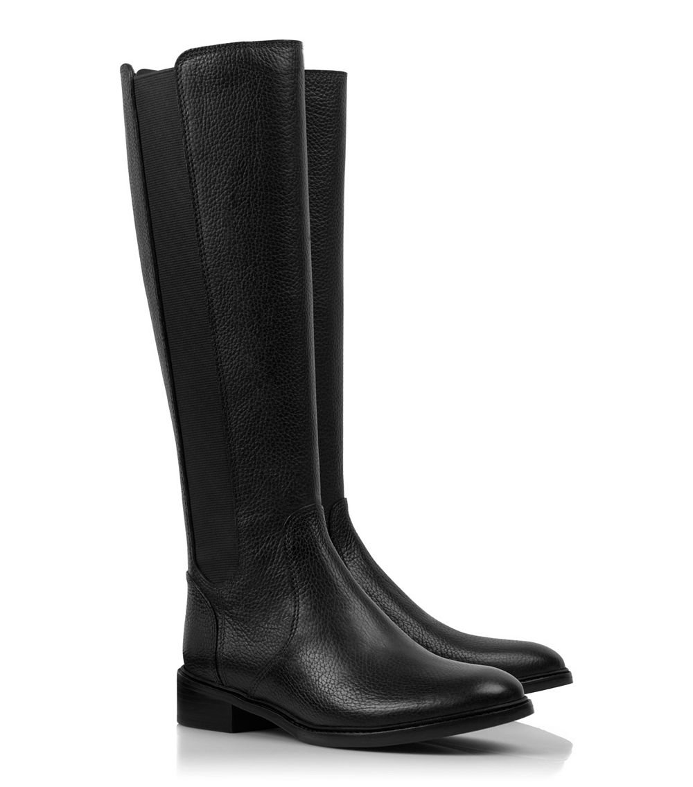 tory burch quilted riding boots