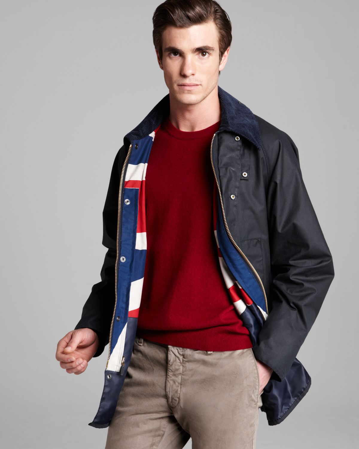 bloomingdales barbour mens