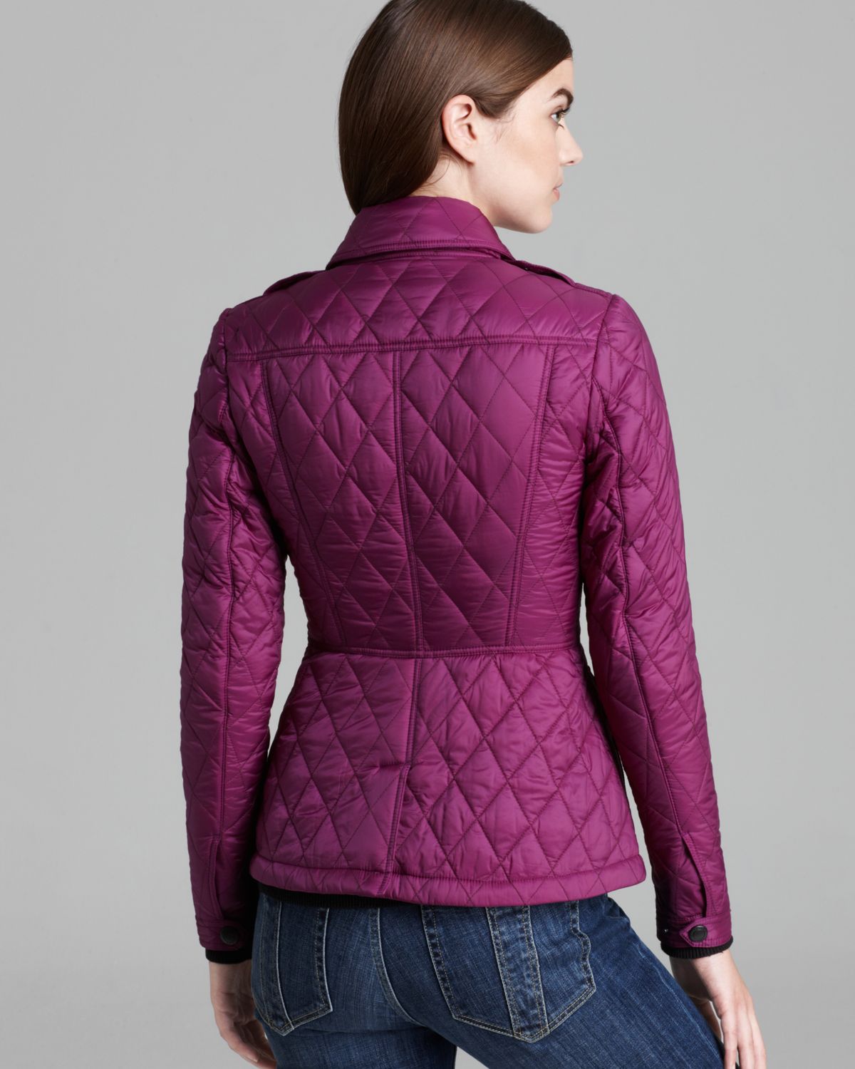 burberry vest purple