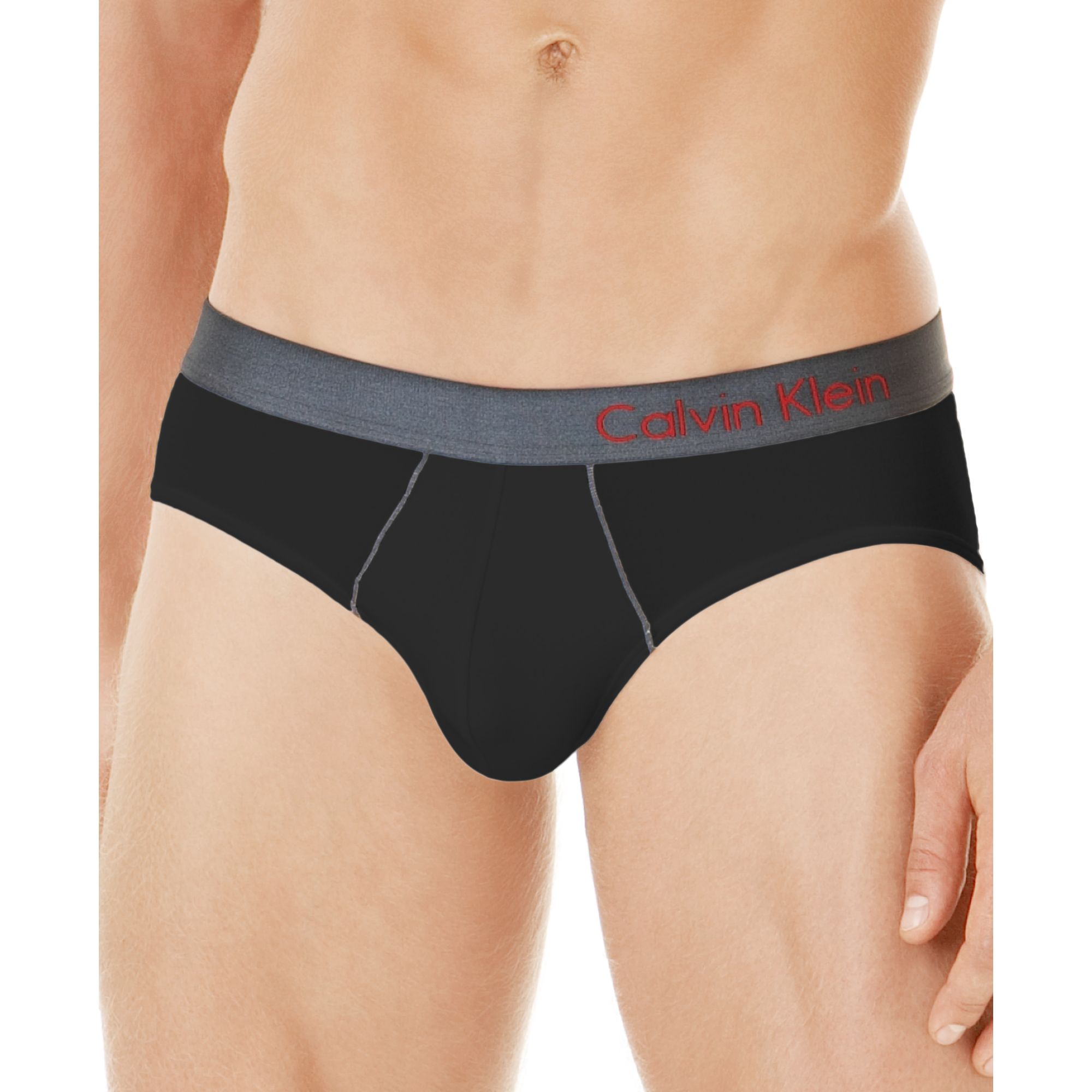 Calvin Klein Pro Stretch Reflex Hip Brief in Black for Men - Lyst