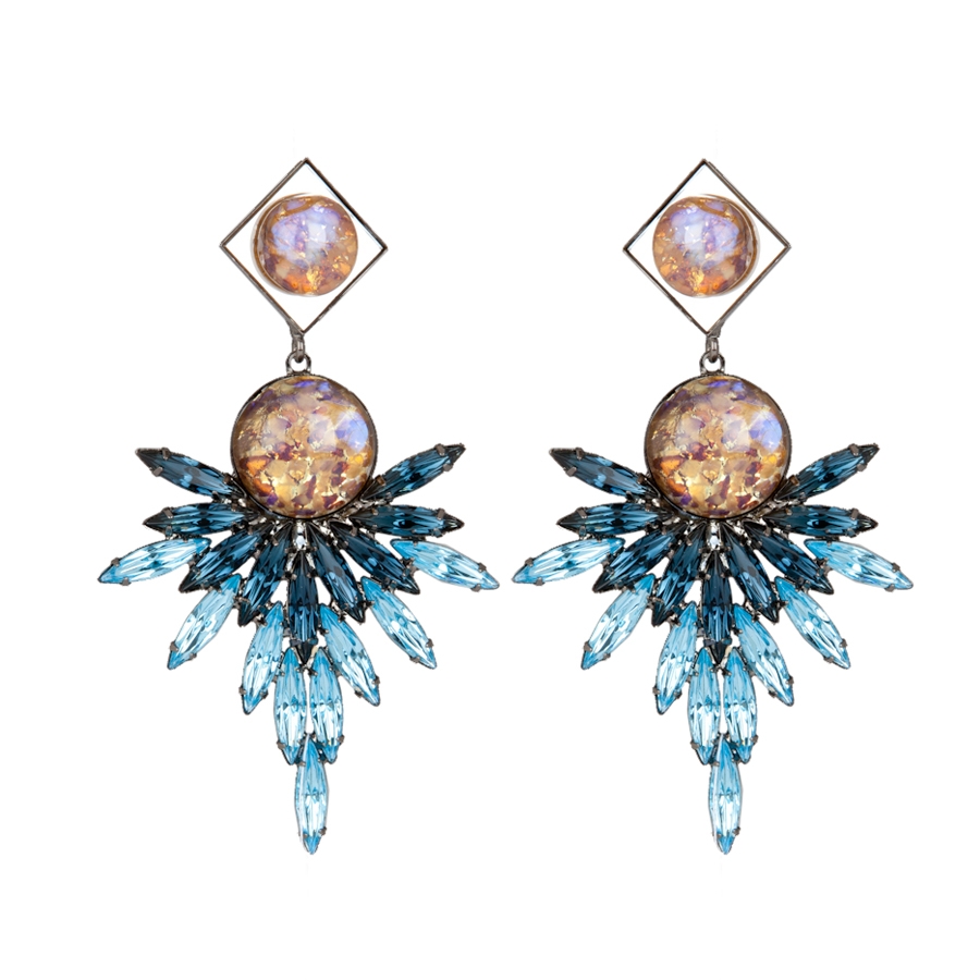 Lyst Dannijo Odessa Earrings In Metallic Gallery