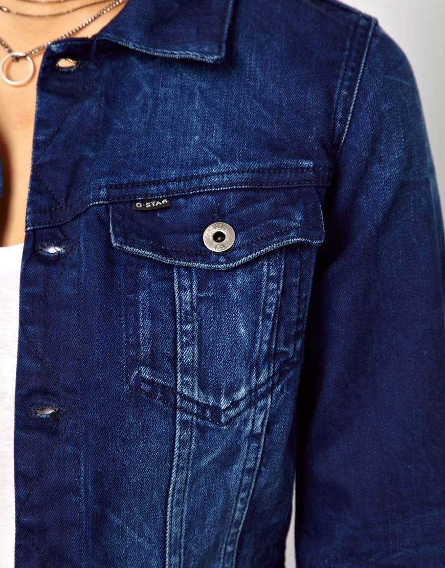 Just Female Slim Fit Denim Jacket in 