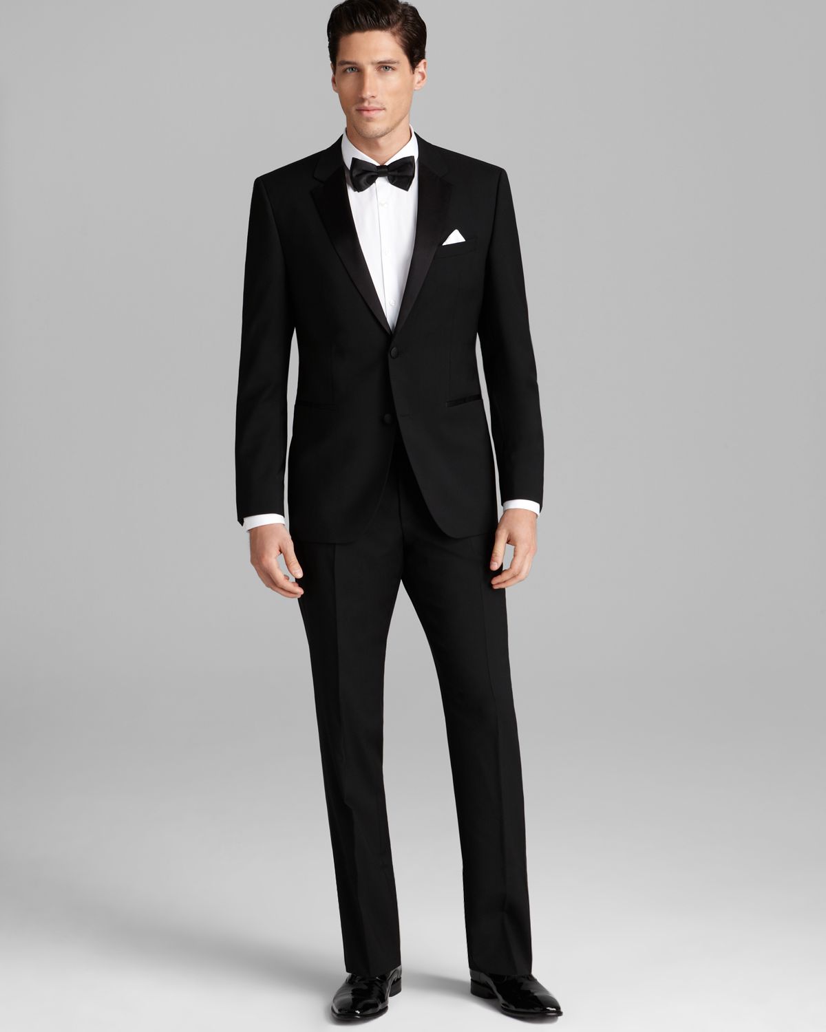 Boss Hugo Aikin Hollo Tuxedo Suit - Regular Fit in Black for Men | Lyst