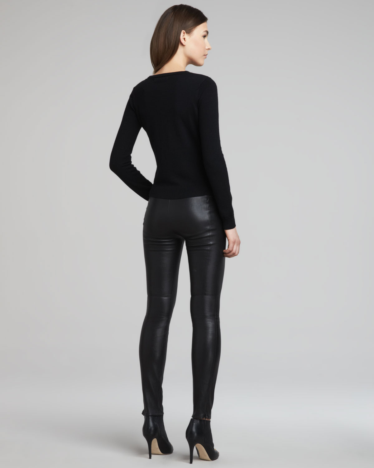 Skinny leather trousers SHOPBOP - Leather FASTEST FREE SHIPPING WORLDWIDE on Leather & FREE EASY RETURNS.