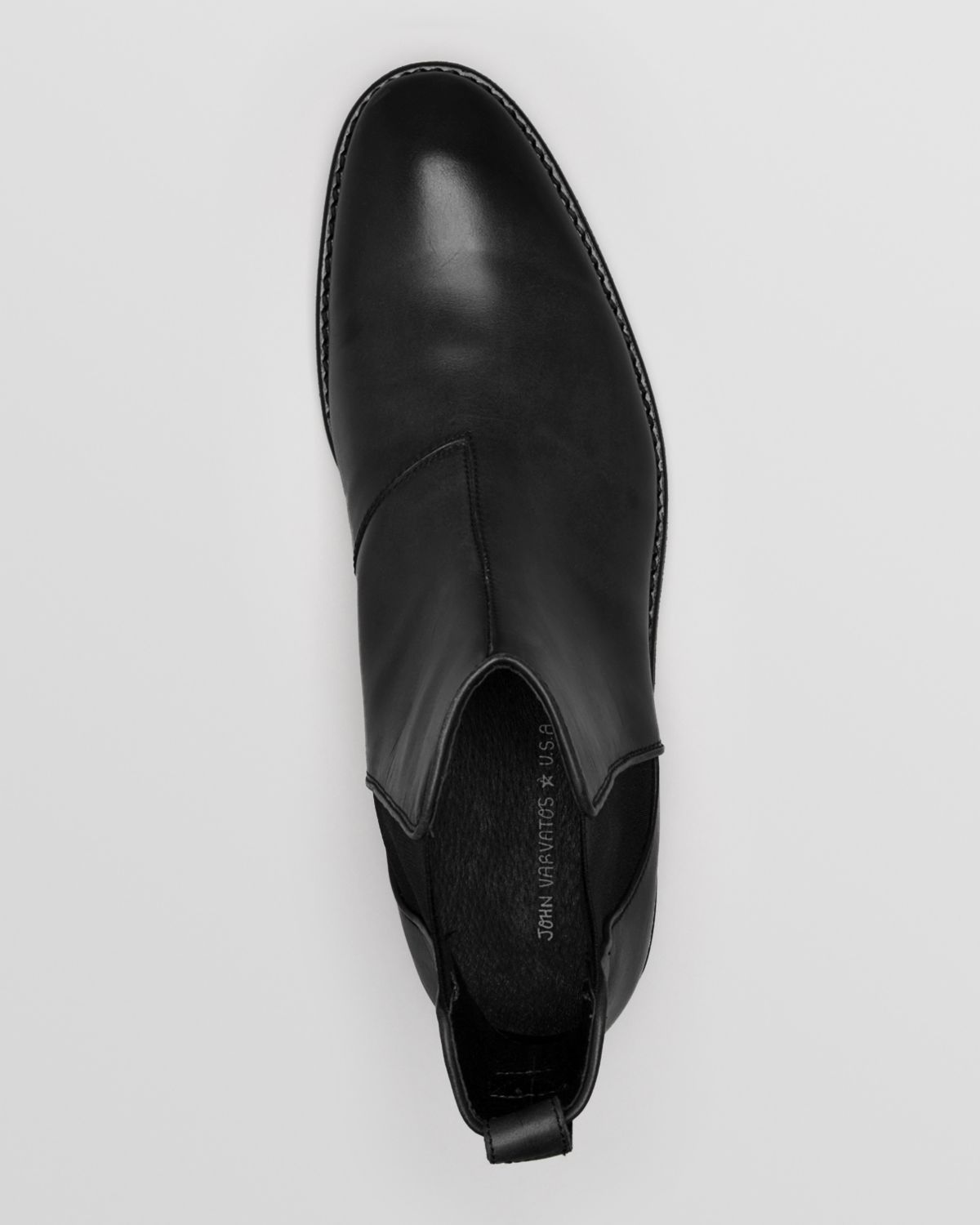 hallowell leather chelsea boot