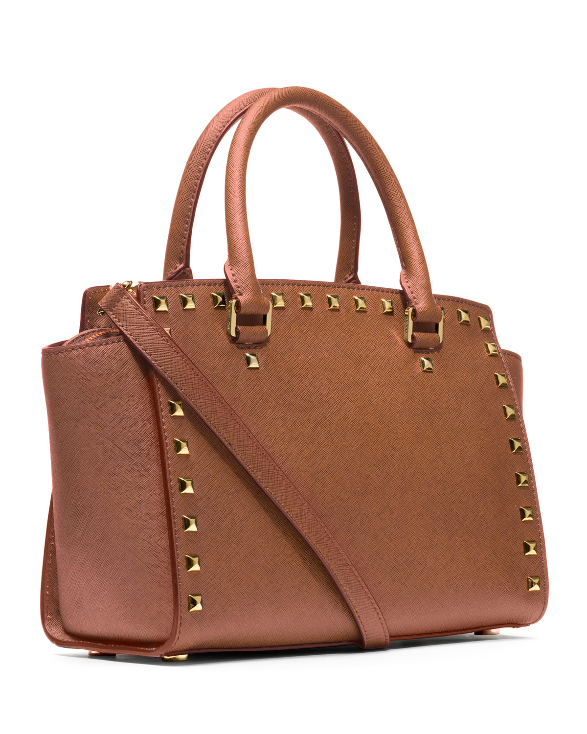 michael kors selma studded purse
