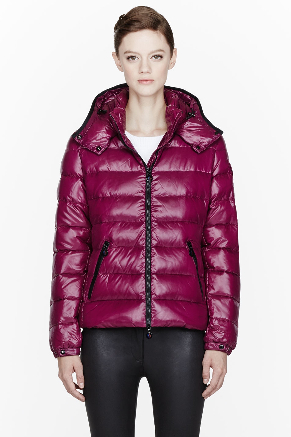 Moncler Fuchsia Quilted Down Bady Jacket in Pink - Lyst
