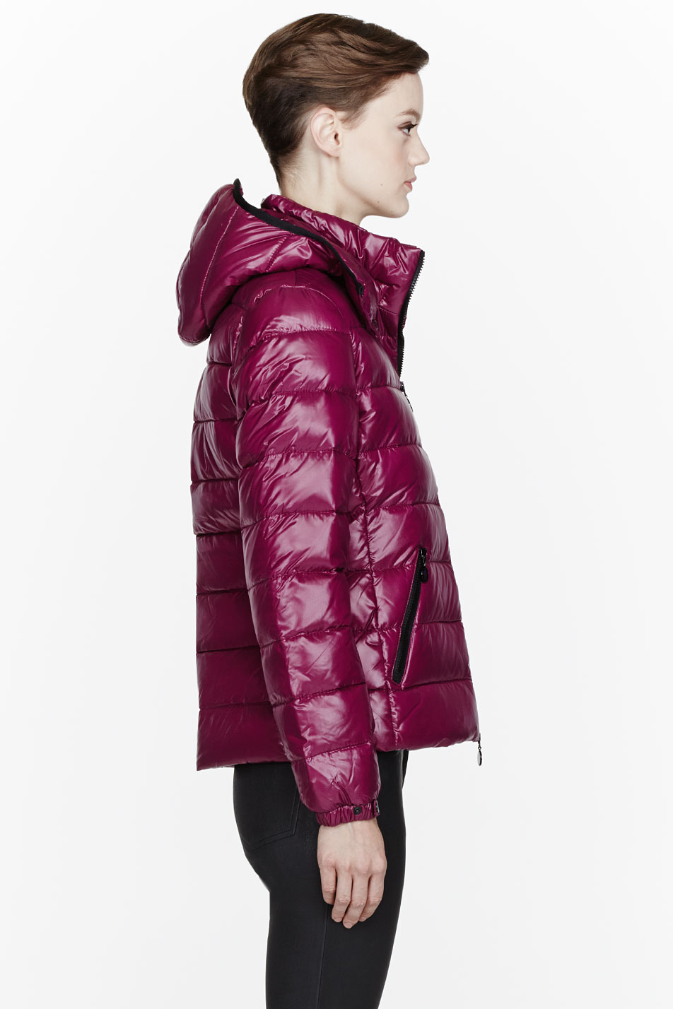 Moncler Fuchsia Quilted Down Bady Jacket in Pink - Lyst