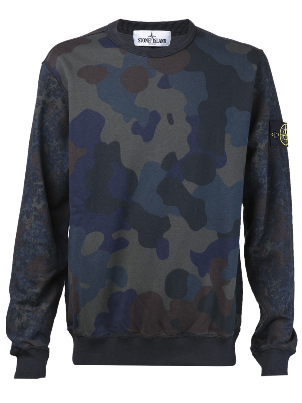 stone island camo sweatshirt