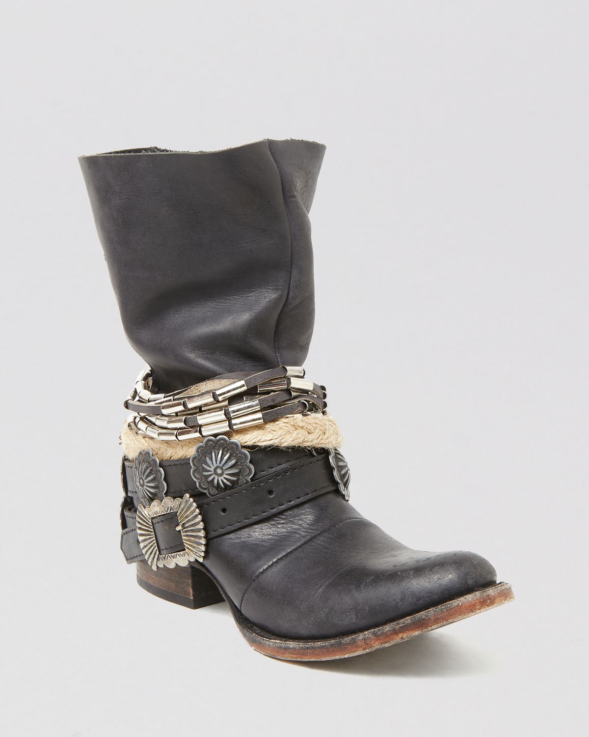 freebird black booties