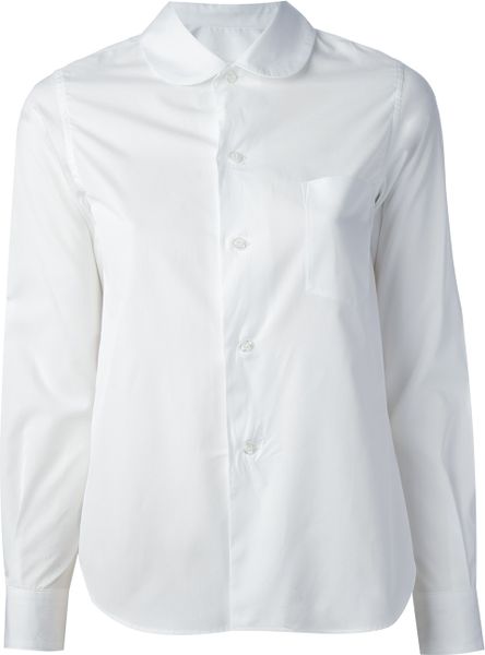 Golden Goose Deluxe Brand Peter Pan Collar Shirt in White | Lyst