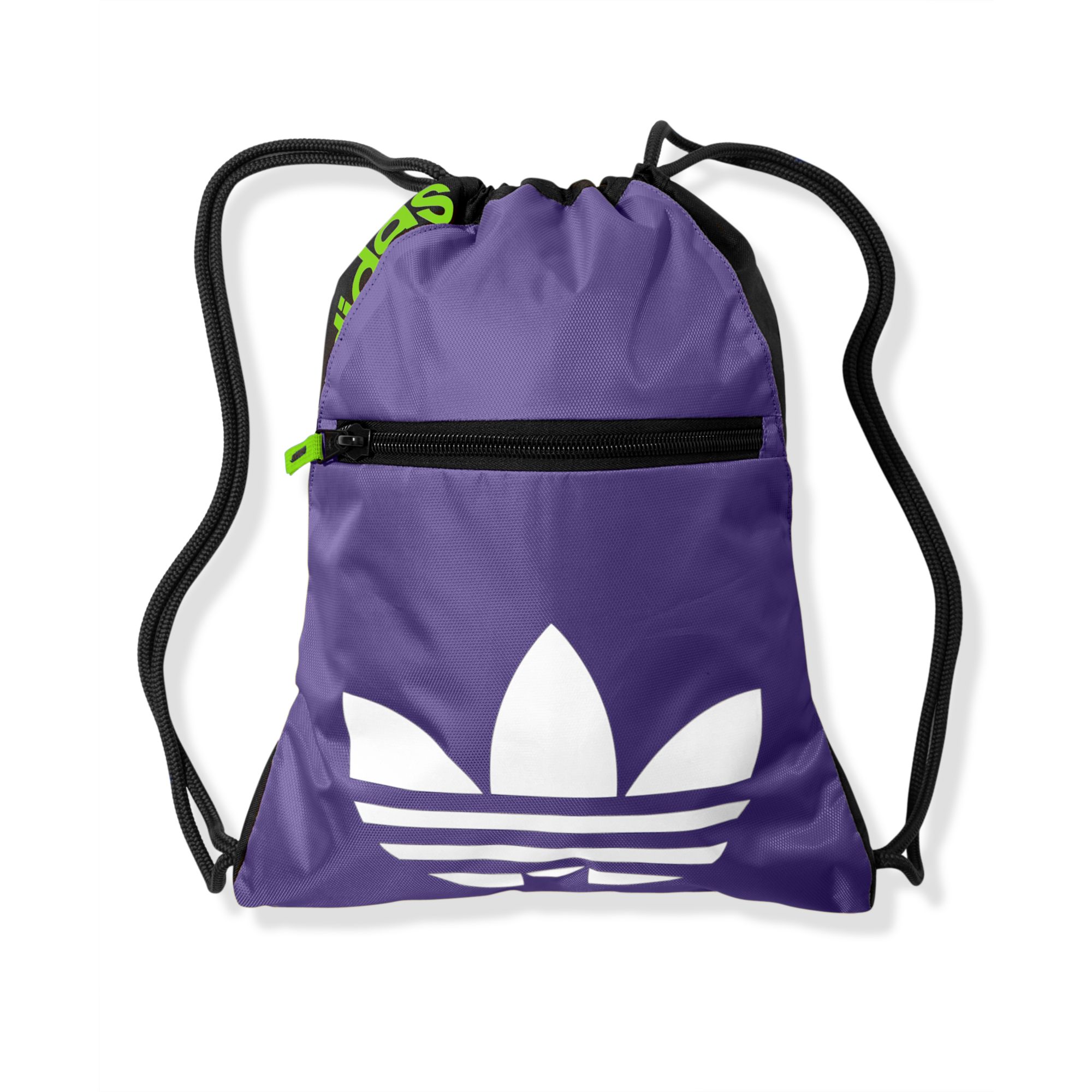 adidas sackpack purple