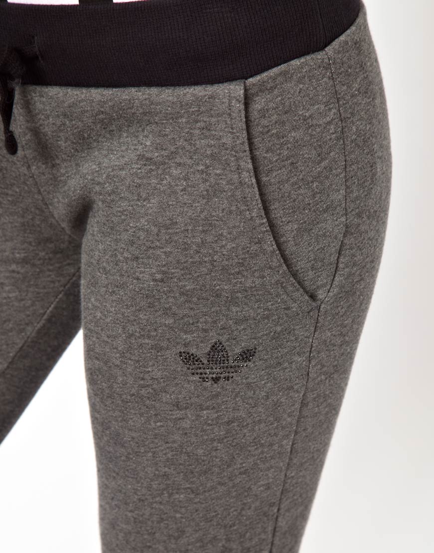 track pants gray