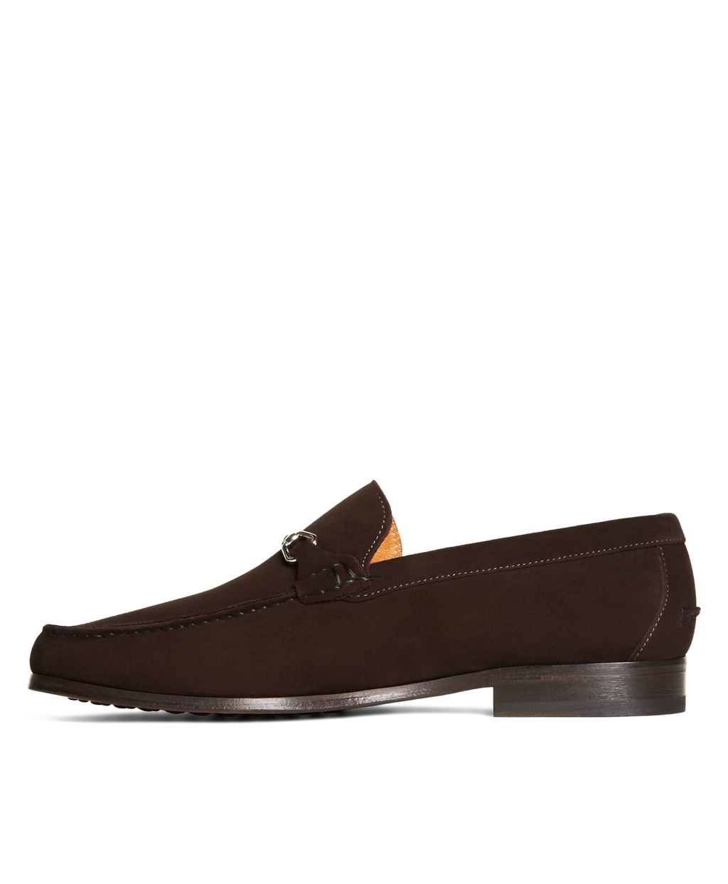 Brooks brothers Suede Buckle Loafers in Brown for Men | Lyst