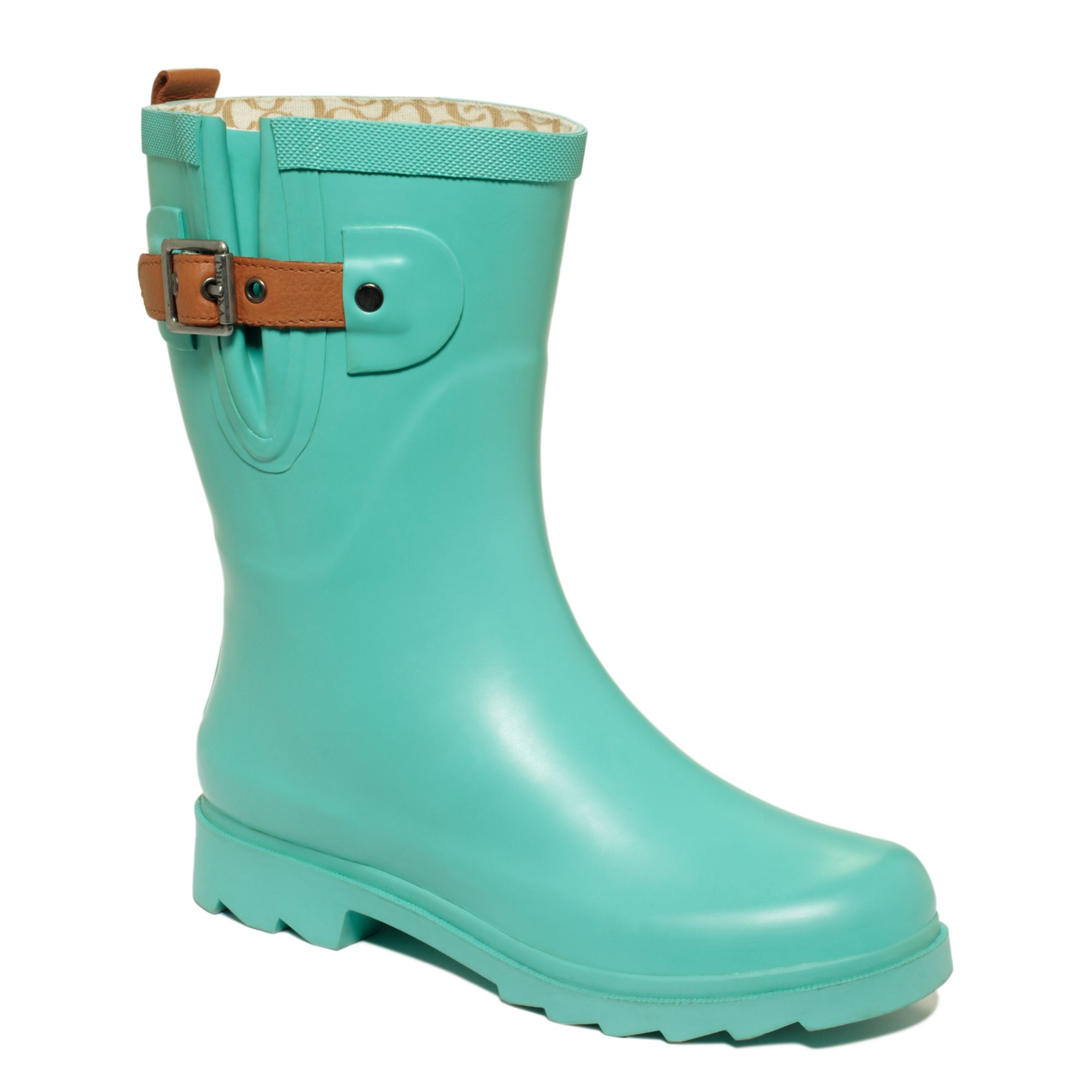 Chooka Top Solid Mid Rain Boots in Mint (Green) Lyst