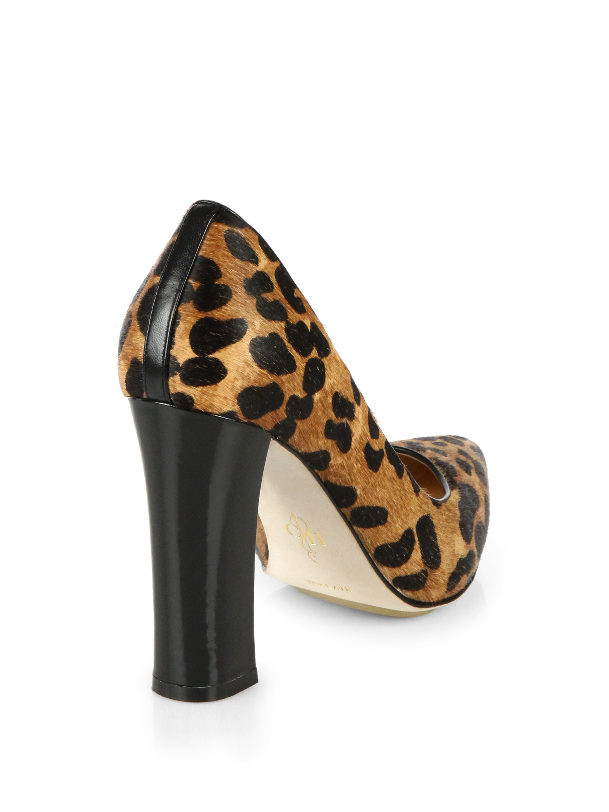 cole haan leopard heels