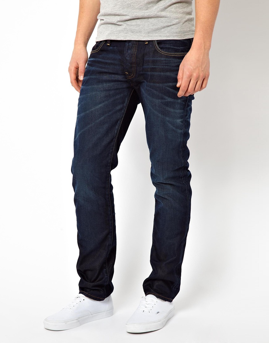 Lyst - G-Star Raw G Star Jeans 3301 Low Tapered Fit Dark Aged in Blue ...